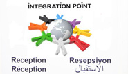 Hinweisschild Integration Point