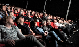 Voller Kinosaal bei den Internationalen Kurzfilmtagen in der Lichtburg