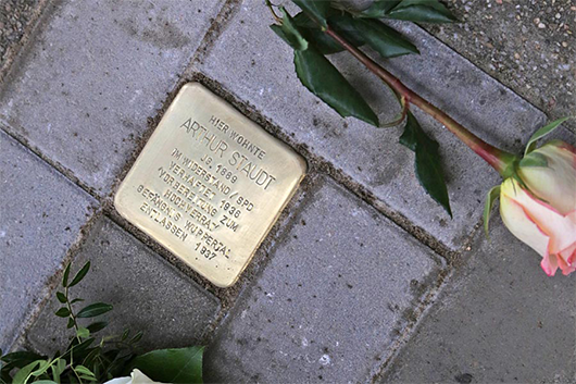 Stolperstein Arthur Staudt