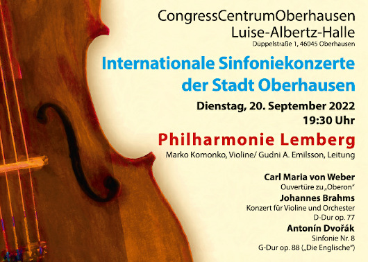 Grafik zeigt Infos zu den Internationalen Sinfoniekonzerten