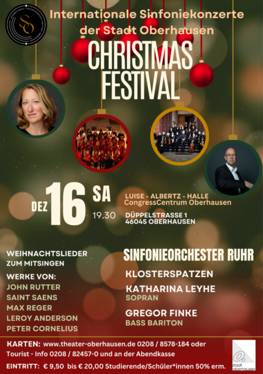 Plakat zum Christmas Festival