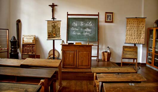 Stadtarchiv: Historisches Klassenzimmer