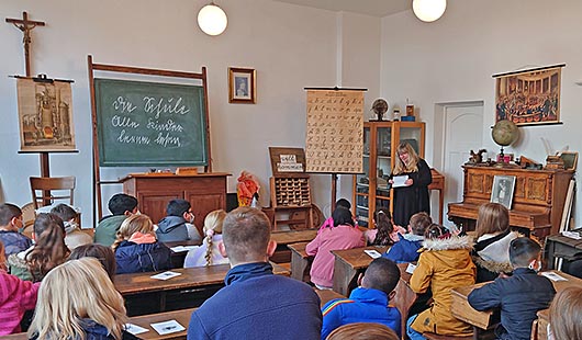 Das Historische Klsassenzimmer in Oberhausen (Foto: Stadt Oberhausen)