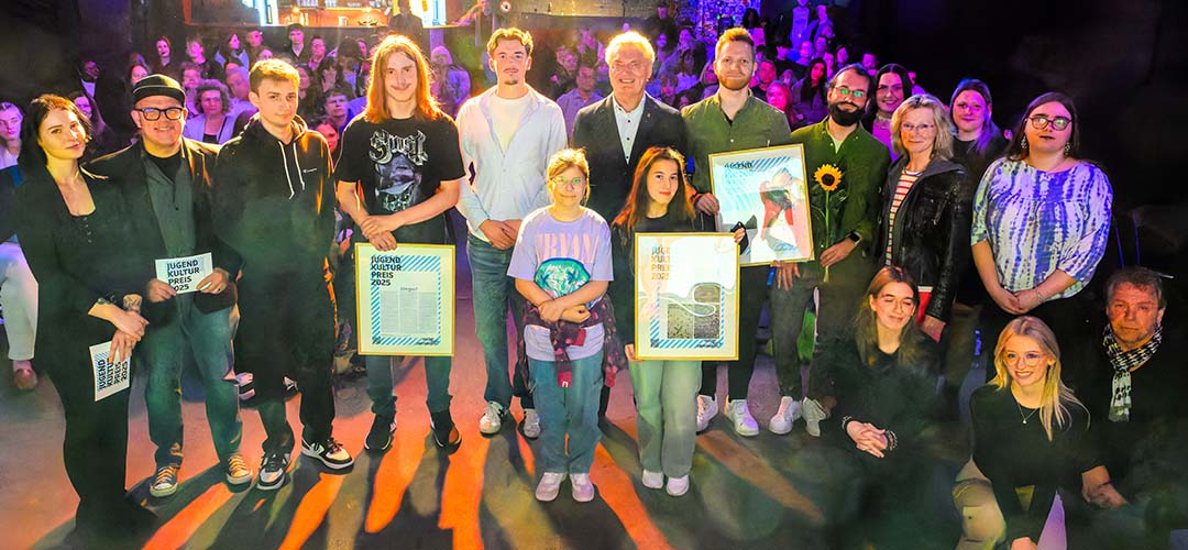 Jugendkulturpreis 2025, Preisträger/innen, Foto: Stadt Oberhausen/Tom Thöne