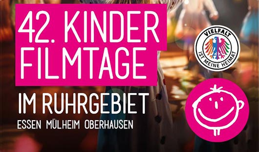 Ausschnitt aus dem Plakat der 42. Kinderfilmtage im Ruhrgebiet