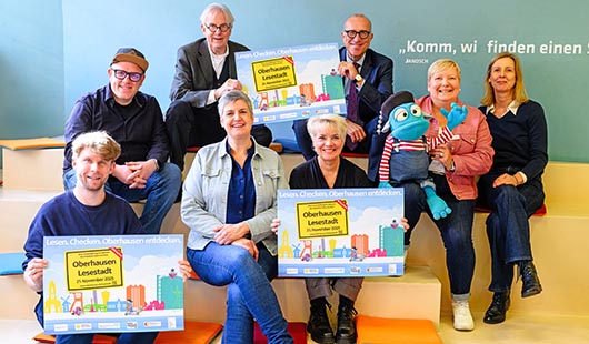 Viele freuen sich auf die Lesestadt (Foto: Stadt Oberhausen/Tom Thöne)