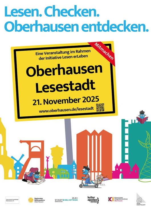 Plakat der Lesestadt 2025