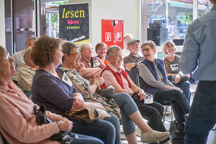 Gute Laune bei der Veranstaltung KI-Seepferdchen