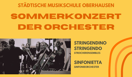 Auschnitt aus dem Plakat zum Sommerkonzert der Musikschule