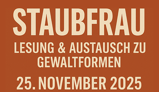 Plakat zur Lesung aus dem Stück 