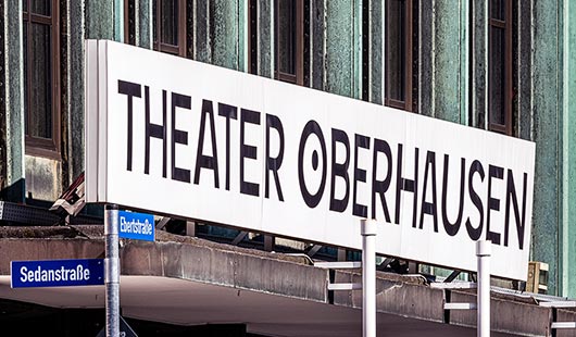 Schriftzug Theater Oberhausen