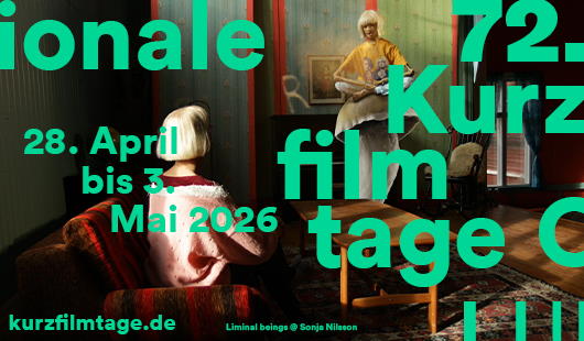 Plakatmotiv der 72. Internationalen Kurzfilmtage Oberhausen