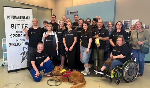 Das Team der Human Library. Foto: Stadt Oberhausen