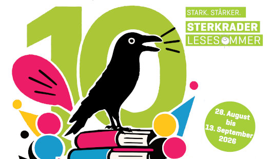 Der Sterkrader Lesesommer feiert zehnjähriges Jubiläum. (Plakat: Citymanagement/Stadtteilbüro Sterkrade)
