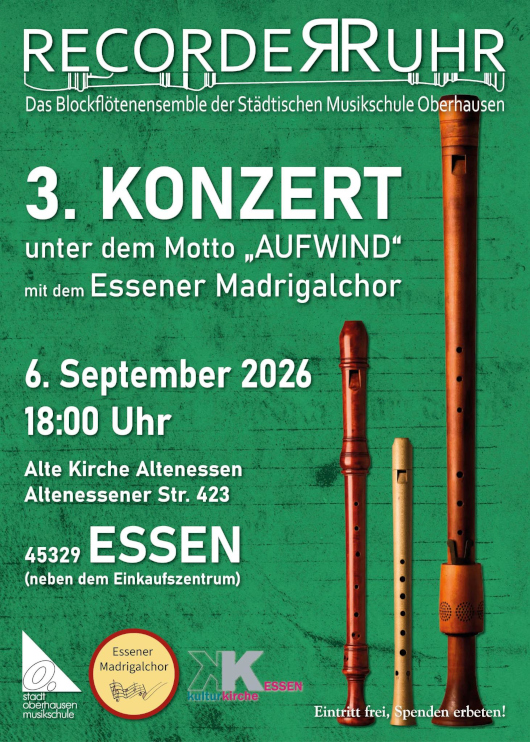 Plakat zum Konzert AUFWIND!