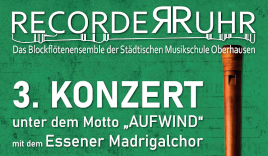 Plakat zum Konzert AUFWIND!