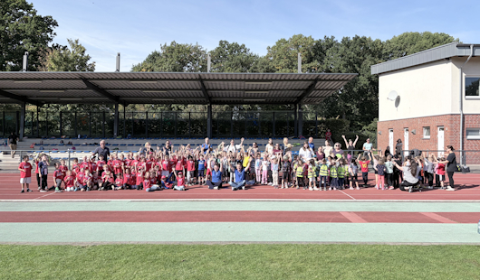 Rund 130 Kinder erhielten die Möglichkeit, erste Erfahrungen in der Leichtathletik zu sammeln. (Foto: Stadtsportbund Oberhausen)