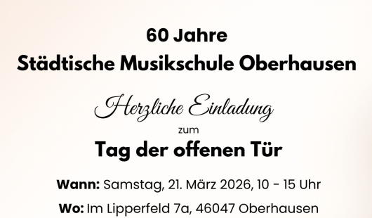 Plakat zum Tag der Offenen Tür