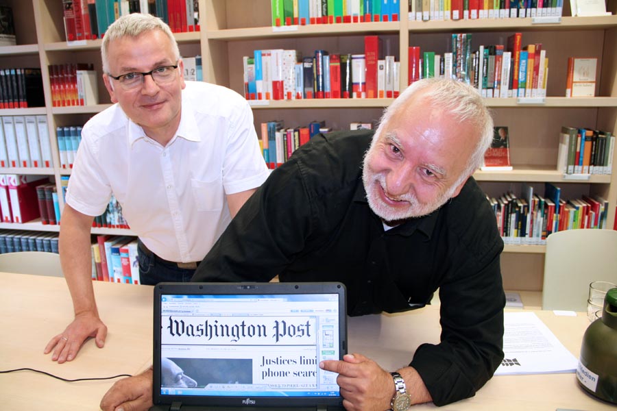 Library PressDisplay in der Stadtbibliothek
