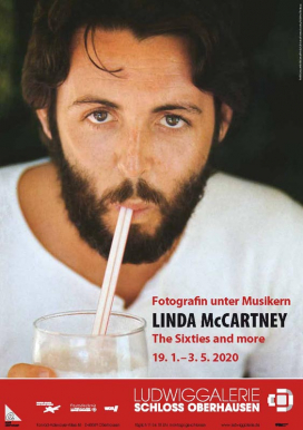 Linda McCartney Plakat zur Ausstellung