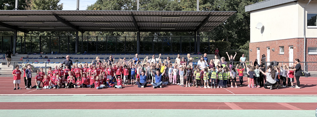 Rund 130 Kinder erhielten die Möglichkeit, erste Erfahrungen in der Leichtathletik zu sammeln. (Foto: Stadtsportbund Oberhausen))