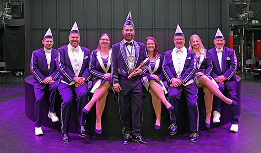 Prinzenteam von Stadtprinz Christian I. (Foto: Christoph Gajda)