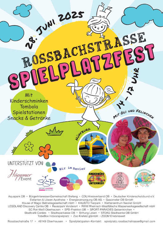 Flyer zum Spielplatzfest