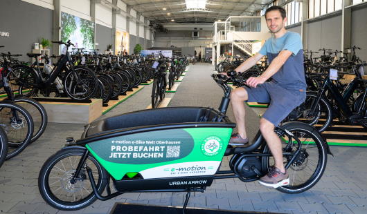 STADTRADELN-Star erhält Leih-Lastenrad