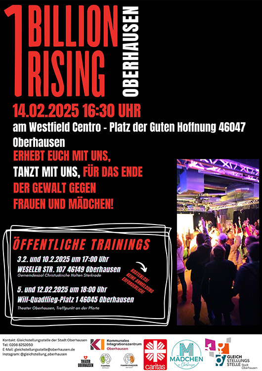 Plakat zu One Billio Rising 2025