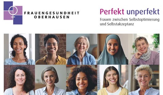 Flyer-Motiv zu den 25. Frauengesundheitstagen Oberhausen