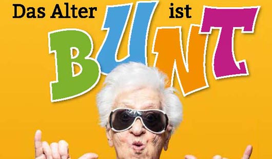 Plakatmotiv Das Alter ist bunt