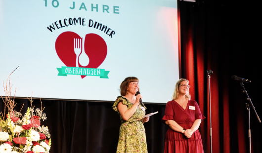 Welcome Dinner in Oberhasuen (Foto: Stadt Oberhausen/Tom Thöne)