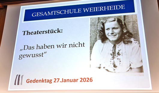 Stadt Oberhausen gedenkt der Opfer des Nationalsozialismus