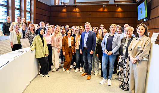 IPO Ehrung im Ratssaal (Foto: Stadt Oberhausen/Tom Thöne)