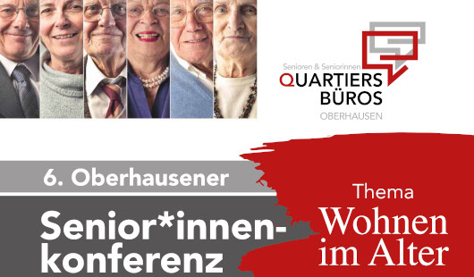 Ausschnit aus dem Plakat der Senior/Innenkonferenz 2026 (Grafik: Stadt Oberhausen)