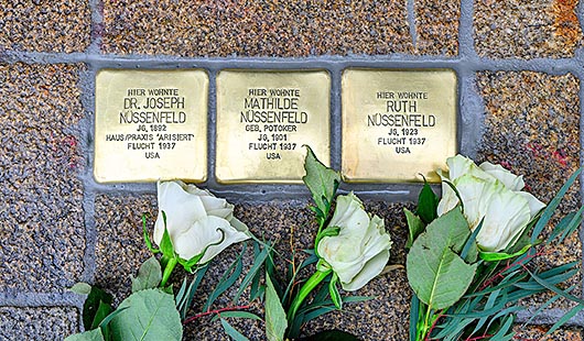 Drei neue Stolpersteine in Oberhausen