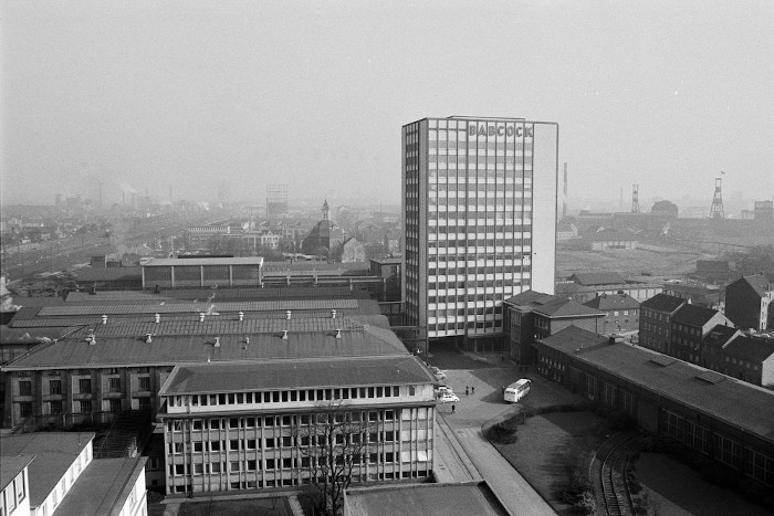 Historisches Foto des Babcock-Geländes von Ruth Gläser