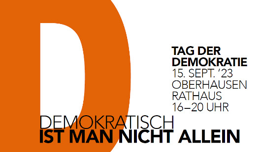 Grafik zum 1. Oberhausener Tag der Demokratie