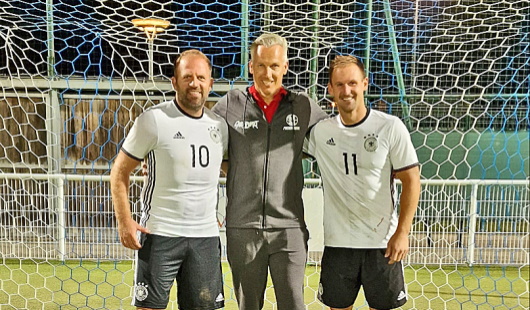 Christian Mikolajczak, Jörg Preußner, Patrick Dutschke von der Feuerwehr Oberhausen