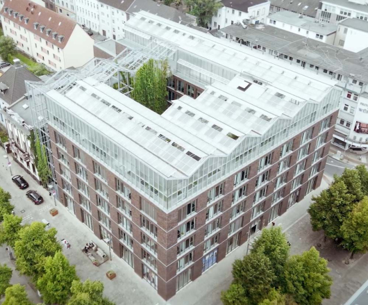 Dachgarten auf dem Jobcenter