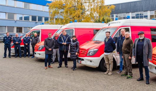 Stadt Oberhausen spendet Krankenwagen an Saporishja