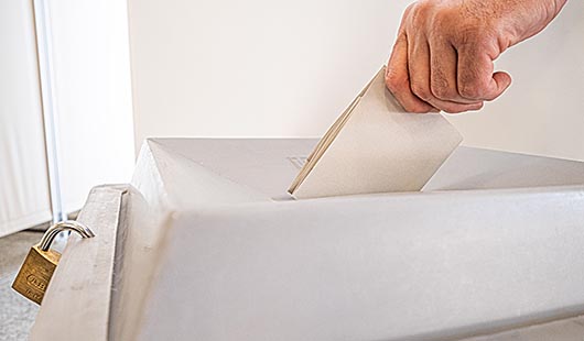 Wahlurne (Foto: Stadt Oberhausen/Tom Thöne)