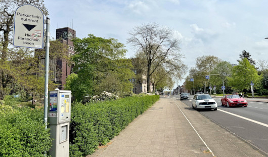 Die Parkscheinautomaten, wie dieser an der Schwartzstraße, werden auf die neuen Gebühren umgestellt. Foto: Stadt Oberhausen
