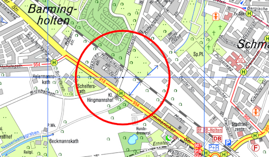 Bombenfund in Barmingholten/Schmachtendorf
