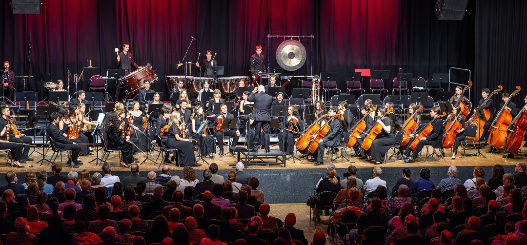 West Balkan Youth Orchestra und die Städtischen Musikschule Oberhausen Auftaktveranstaltung Demokratiewoche 2026 (Foto: Stadt Oberhausen/Tom Thoene)