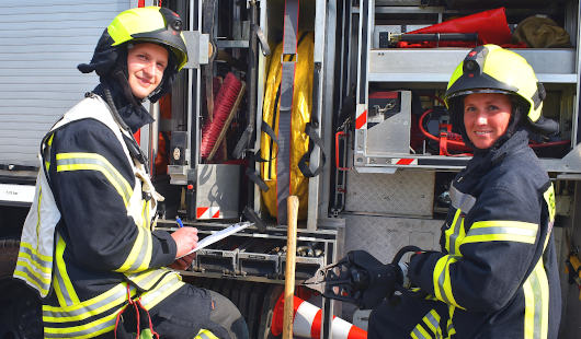 Die Berufsfeuerwehr Oberhausen stellt 2027 wieder Nachwuchskräfte in verschiedenen Ausbildungsgängen ein. (Foto: Stadt Oberhausen)