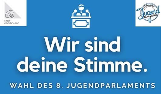 Plakat zur Wahl des Jugendparlaments