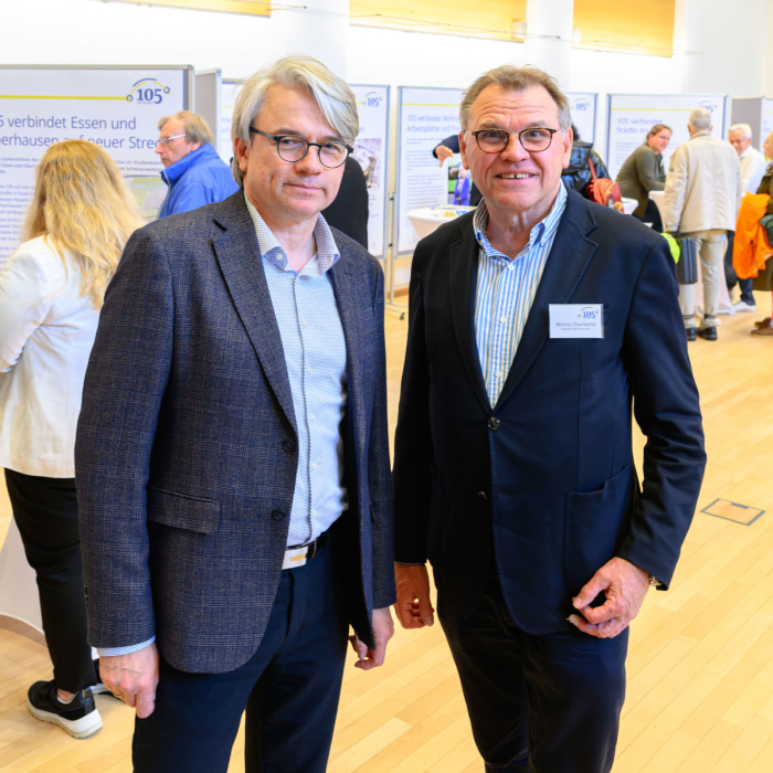 Dr. Thomas Palotz (links) und Werner Overkamp (Foto: Stadt Oberhausen/Tom Thöne)