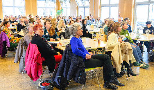 Blick ins Auditorium der Netzwerkkonferenz. (Foto: Stadt Oberhausen/Tom Thöne)