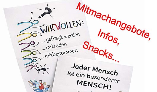 Plakatmotiv zum Protesttag zur Gleichstellung von Menschen mit Behinderung